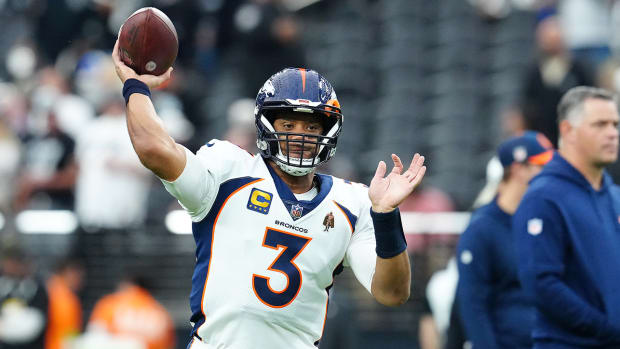 Former Denver Broncos quarterback Russell Wilson